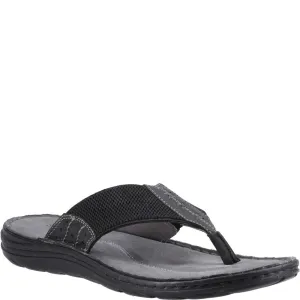 Black Alan Toepost Sandals