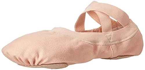 Bloch girls Girl's Pro Elastic dance shoes, Pink, 13 Wide Little Kid US