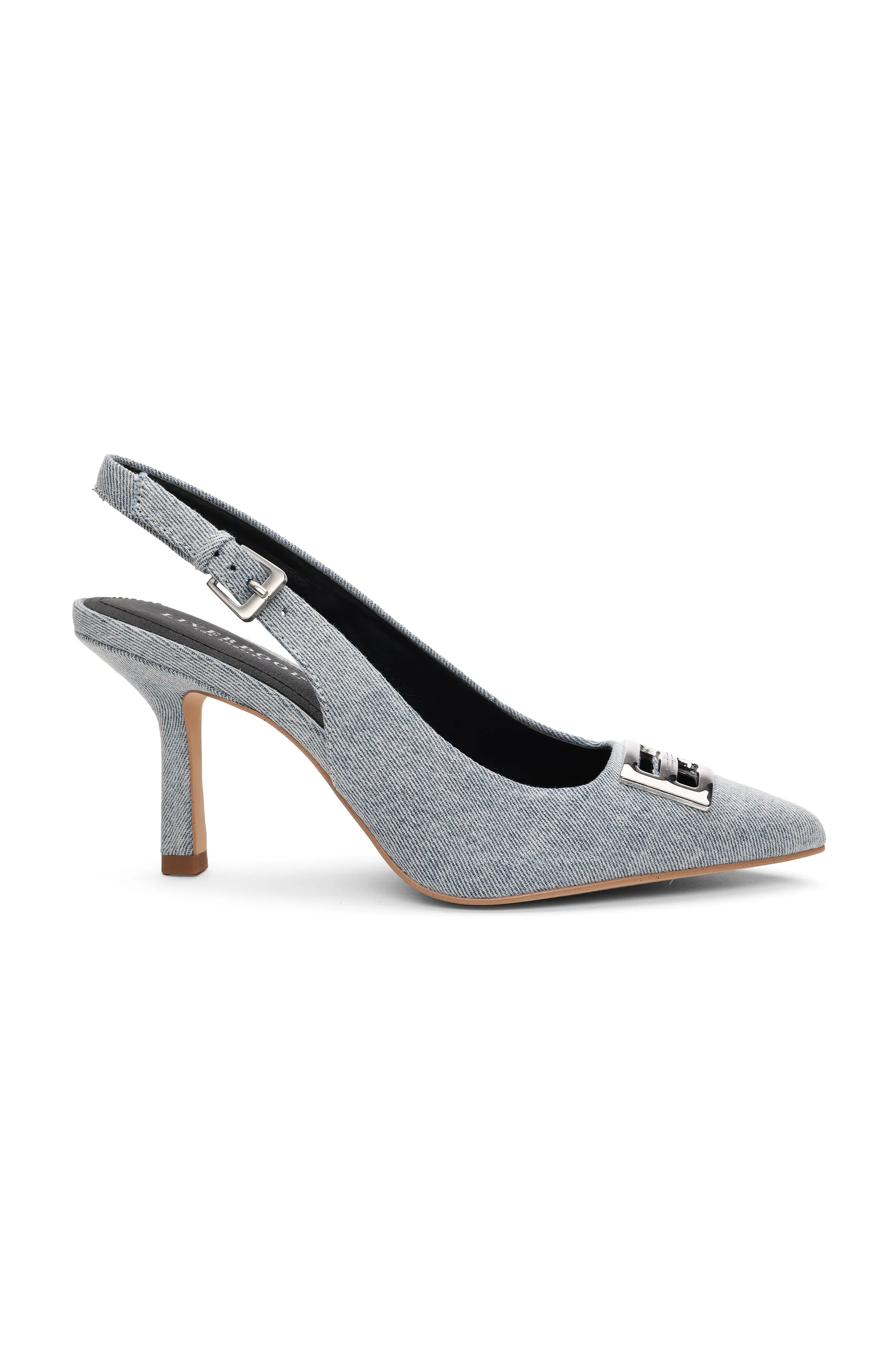 BLOOMINGTON SLINGBACK HEELS WITH LOGO