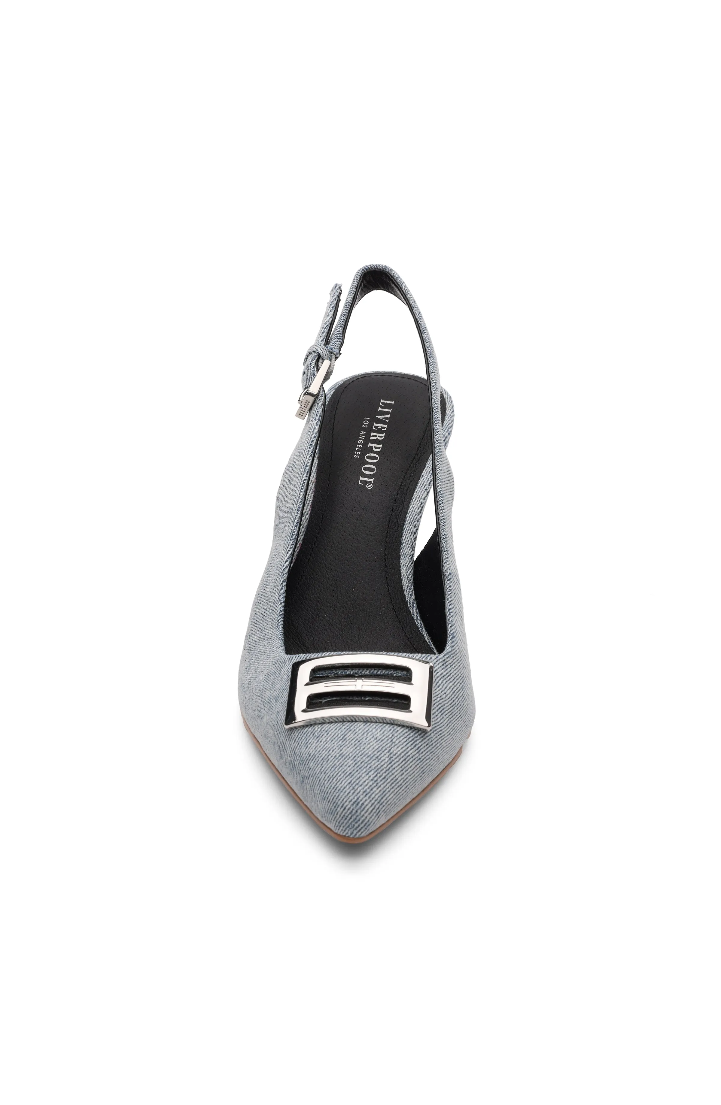 BLOOMINGTON SLINGBACK HEELS WITH LOGO