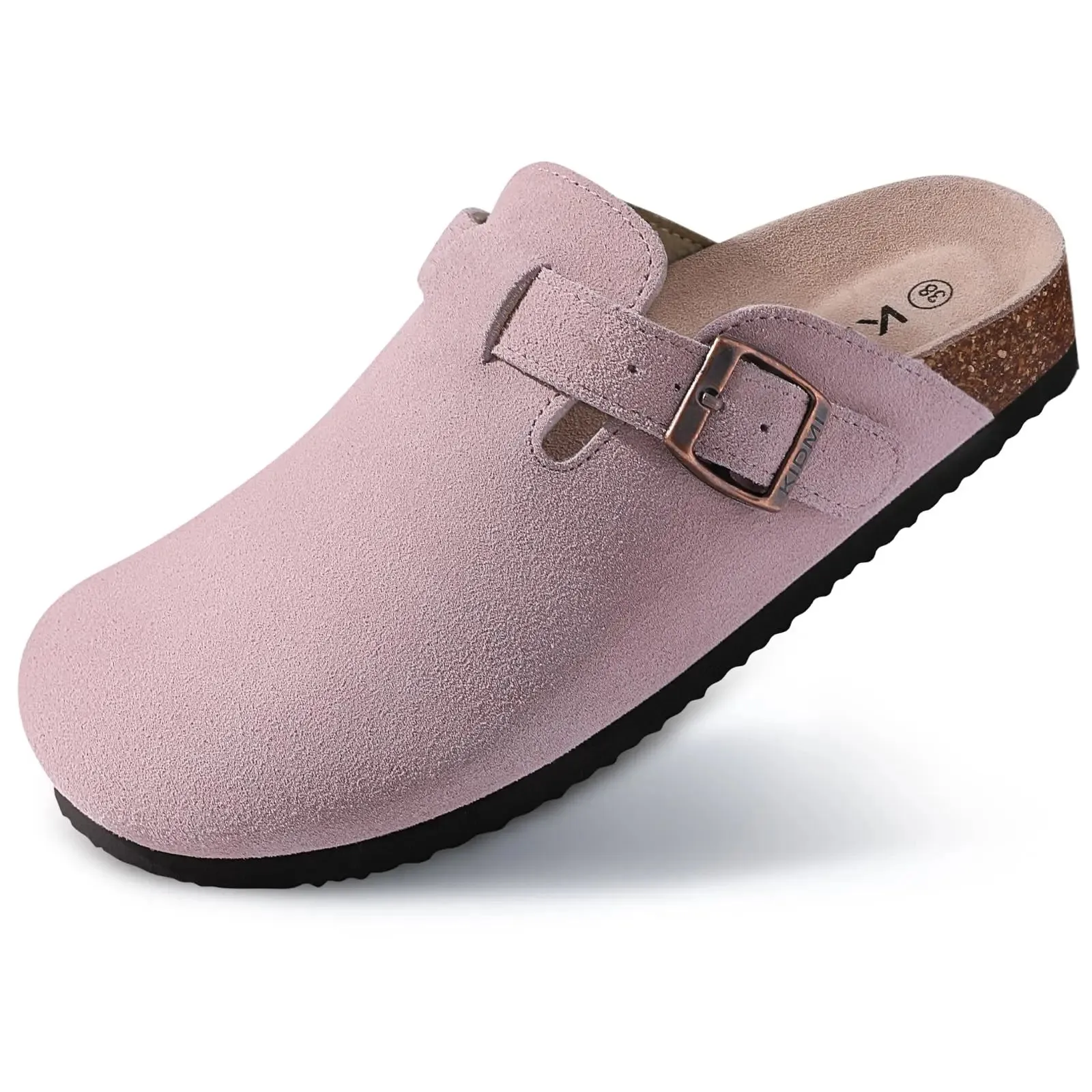 Comfort Suede and Cork Clogs