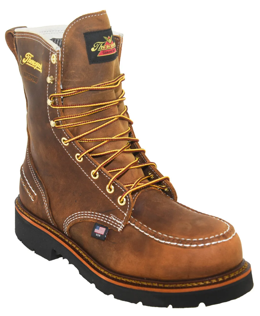 Crazy Horse Lace Up Steel Toe