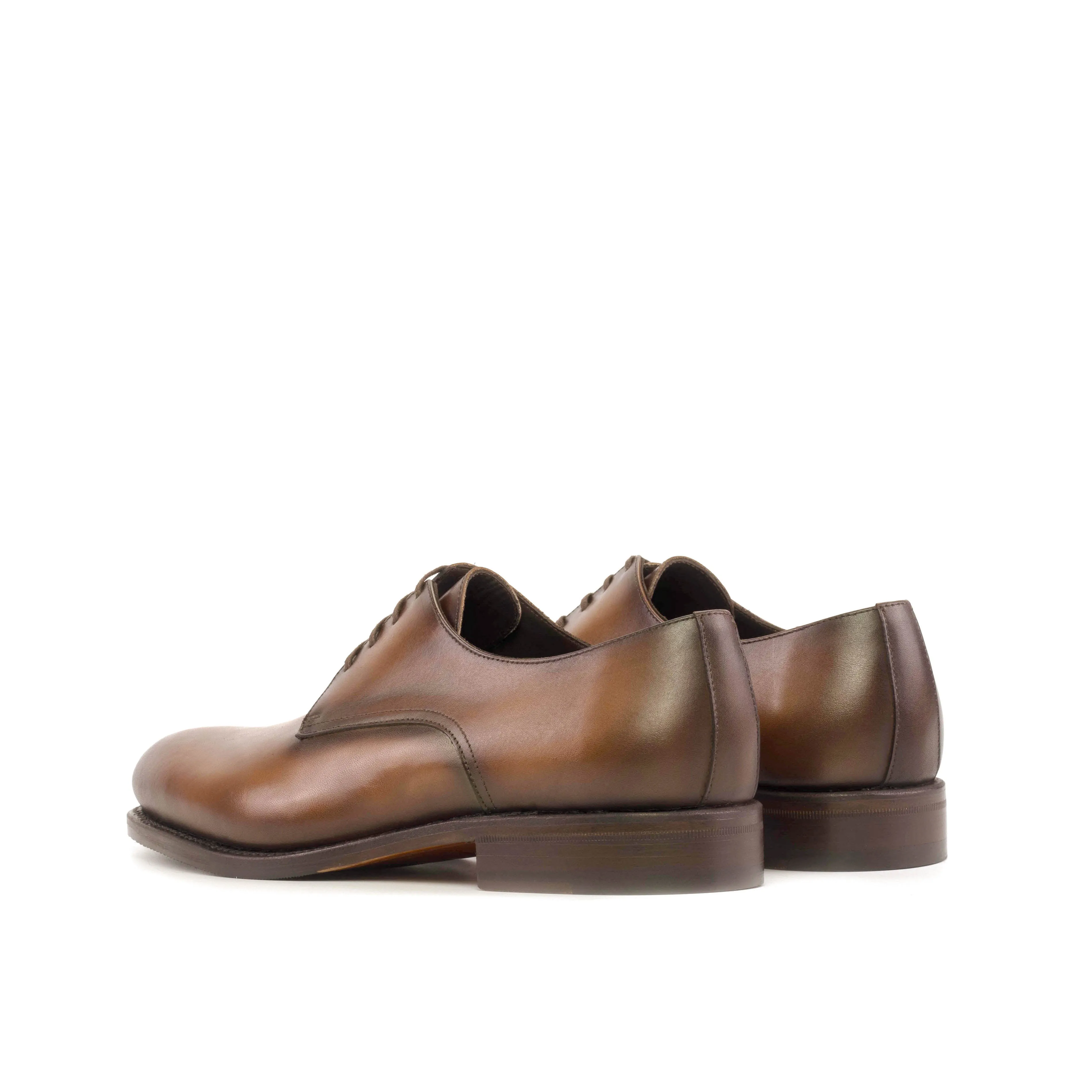 DapperFam Vero in Brown Men's Italian Leather Derby