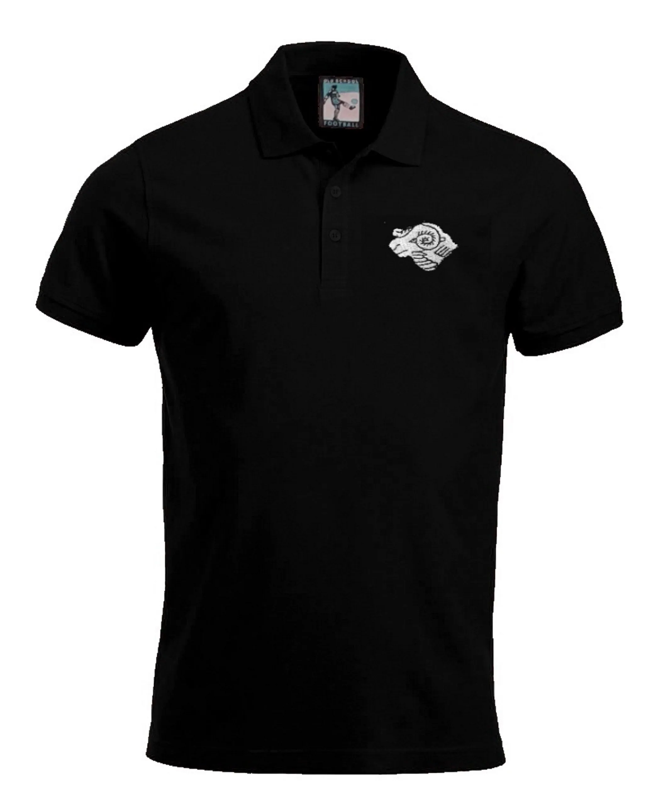 Derby County Retro Football Polo Shirt 1970s