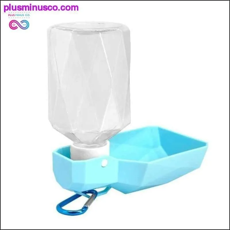 Dog Travel Water Bottle Dispenser Foldable Plastic Dog Cat
