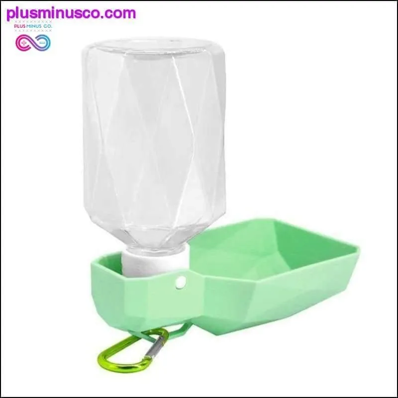 Dog Travel Water Bottle Dispenser Foldable Plastic Dog Cat