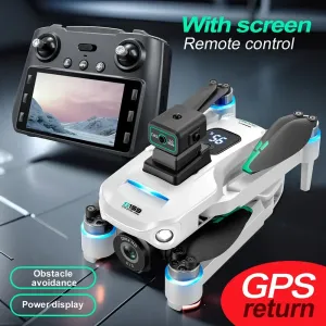 Foldable 8K EIS Dual Camera Drone with 5G FPV Transmission, Omnidirectional Obstacle Avoidance & GPS  260g Lightweight Quadcopter for Aerial Photography (28-Min Flight, 4K/8K HD)