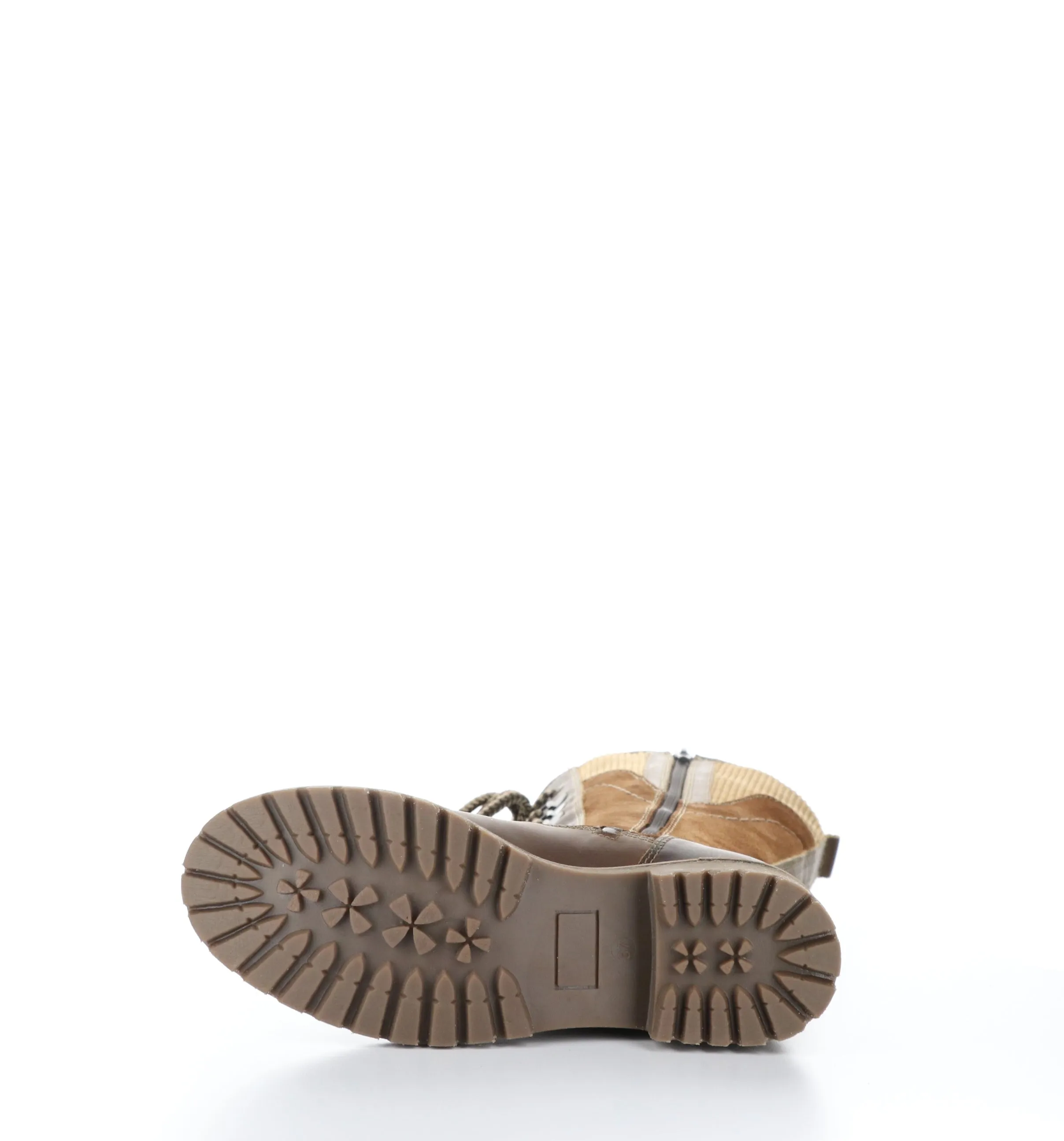 HARRISON Camel/Nut/Camel Zip Up Boots