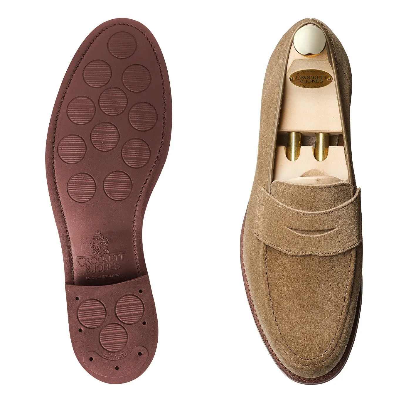 Harvard 2 Khaki Suede