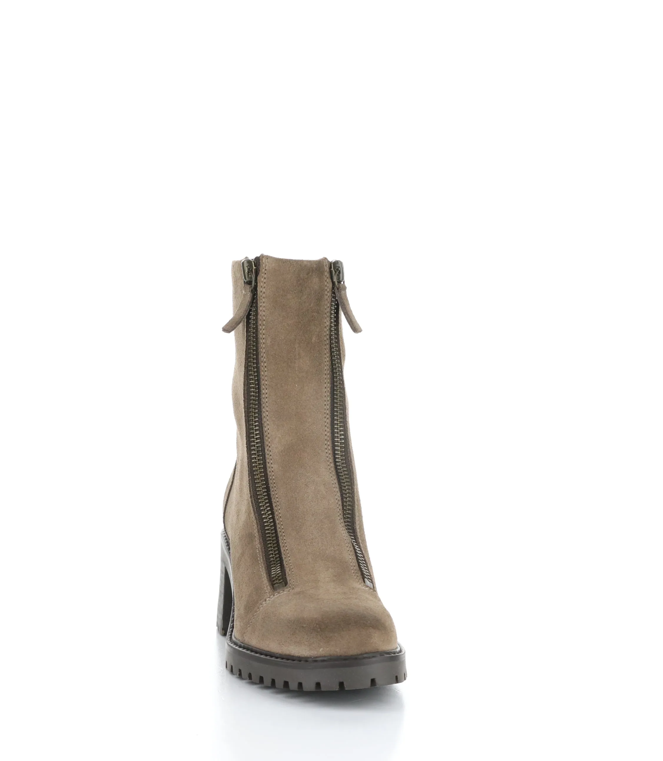 INGLE TAUPE Round Toe Boots