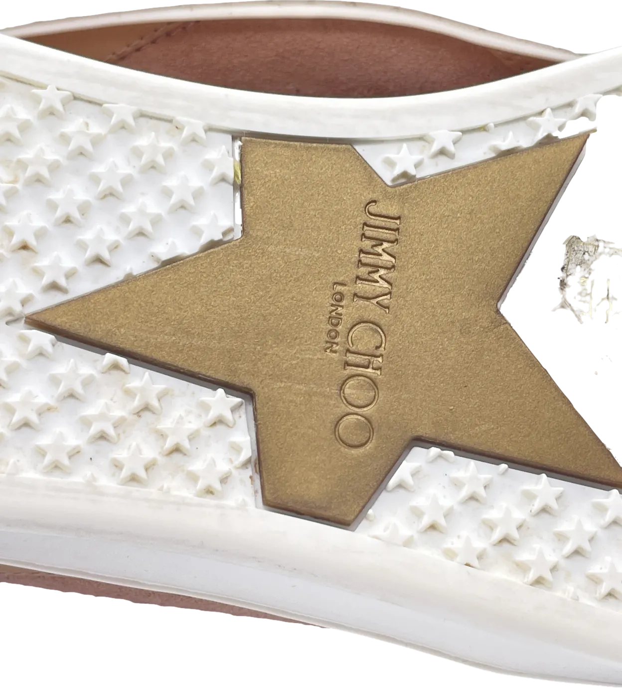 Jimmy Choo Beige Patent & Suede  Miami Sneakers UK 4 EU 37 