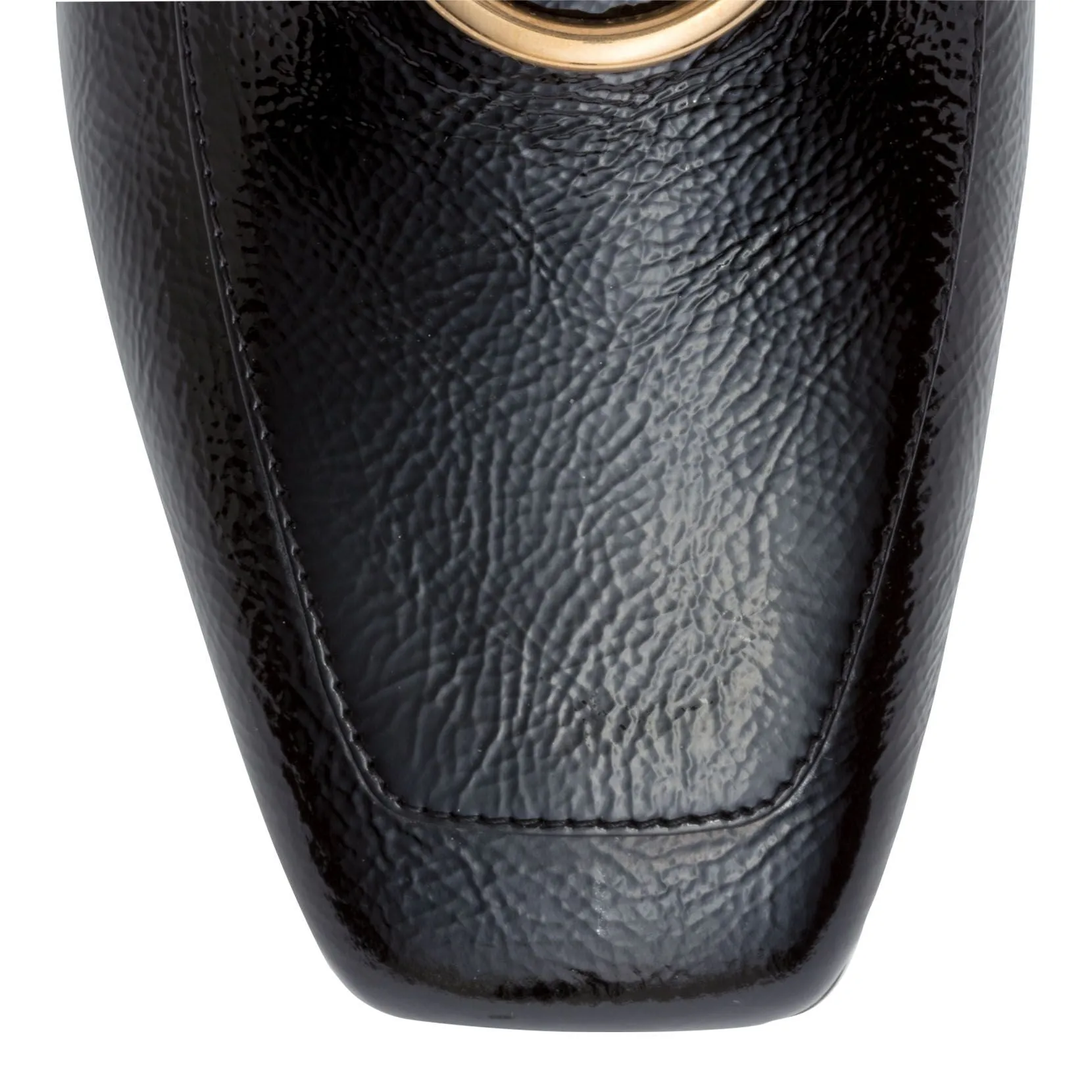 Lana black patent loafers