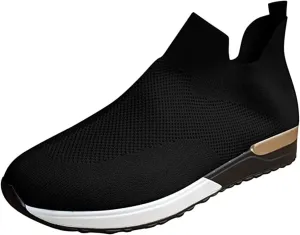 Lausiuoe Sneakers For Women Walking Shoes Comfortable Tennis Shoes Breathable Casual Gym Workout Restaurant Work Shoes