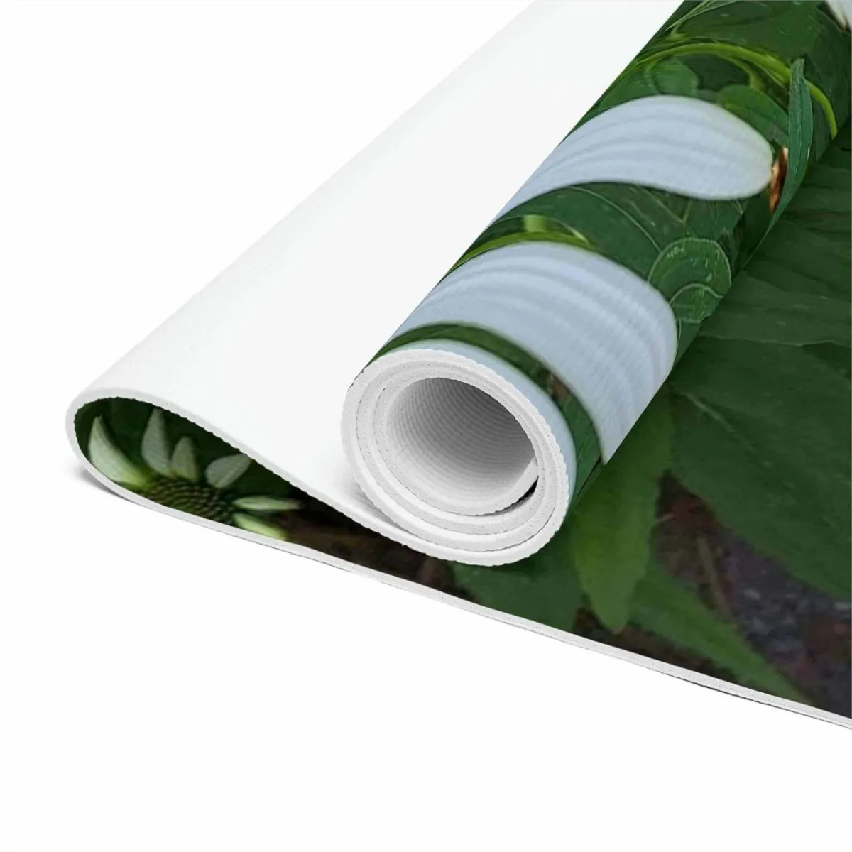 Lightweight Yoga Mat- Garden Daisies Design