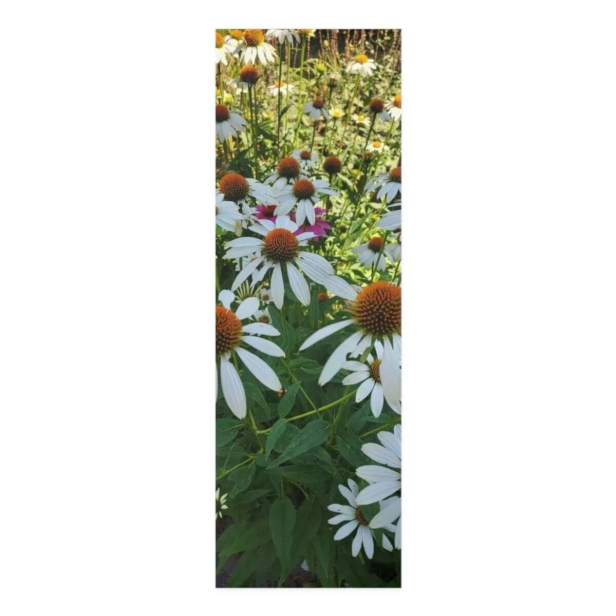 Lightweight Yoga Mat- Garden Daisies Design