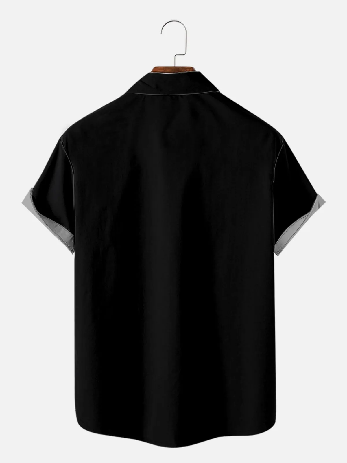 Men's 1965 Ford Mustang Gt 500 Black Short Sleeve Shirt