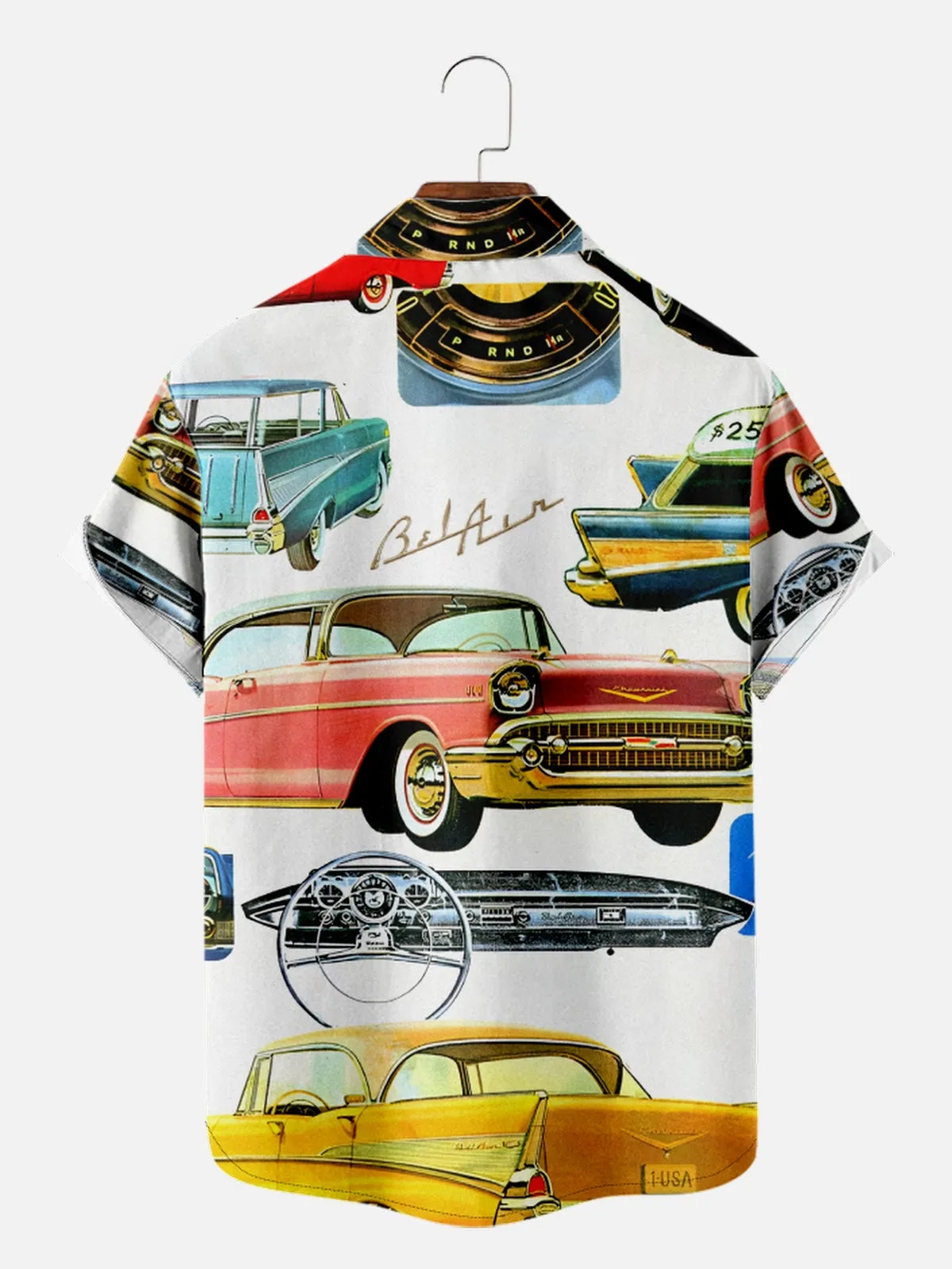 Men's Love for Chevrolet Bel Air Short Sleeve Shirt