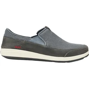 Men's OluKai Makia Charcoal/Charcoal Nubuck/Mesh