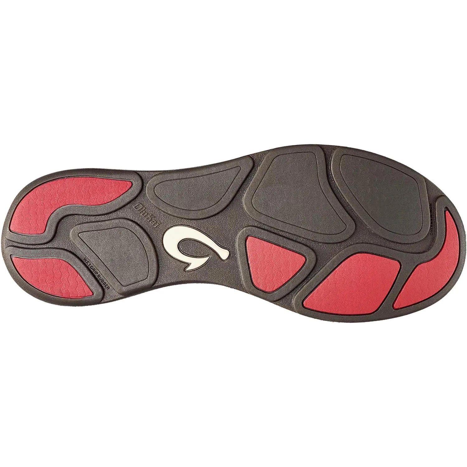 Men's OluKai Makia Charcoal/Charcoal Nubuck/Mesh