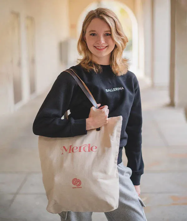 Merde Tote Bag