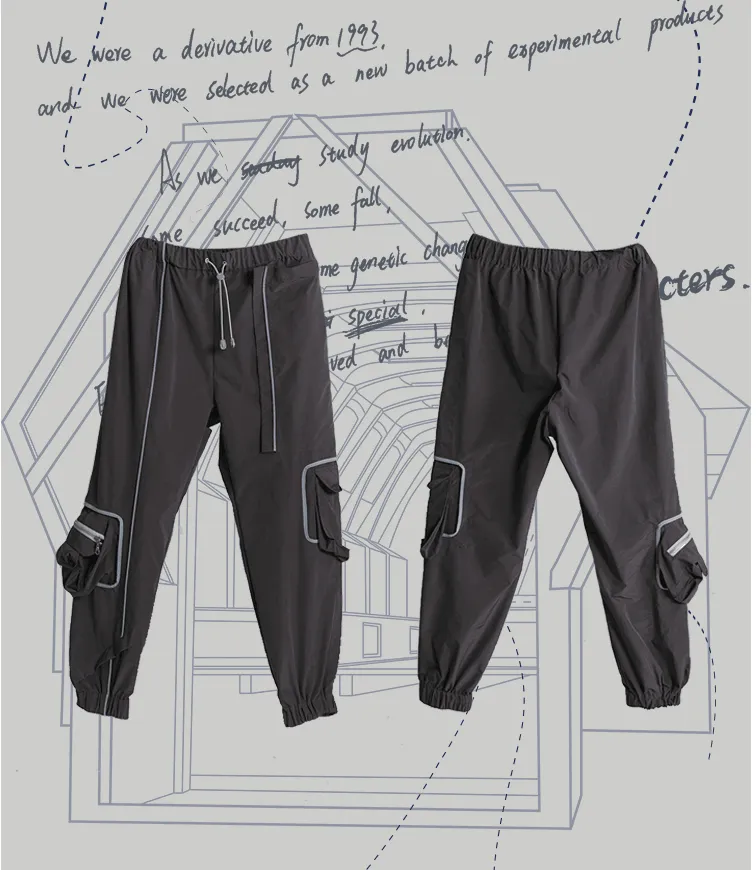 Multi-pocket loose tooling closing beam pants