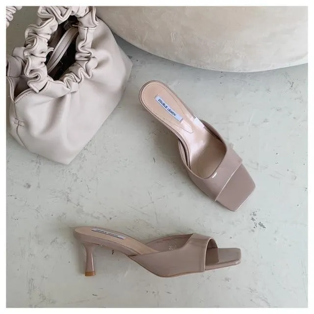On Slide Elegant Mule Sandals