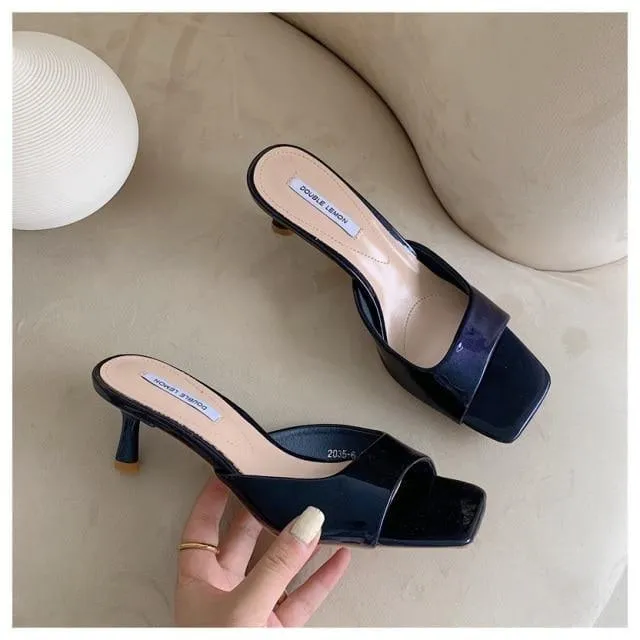 On Slide Elegant Mule Sandals