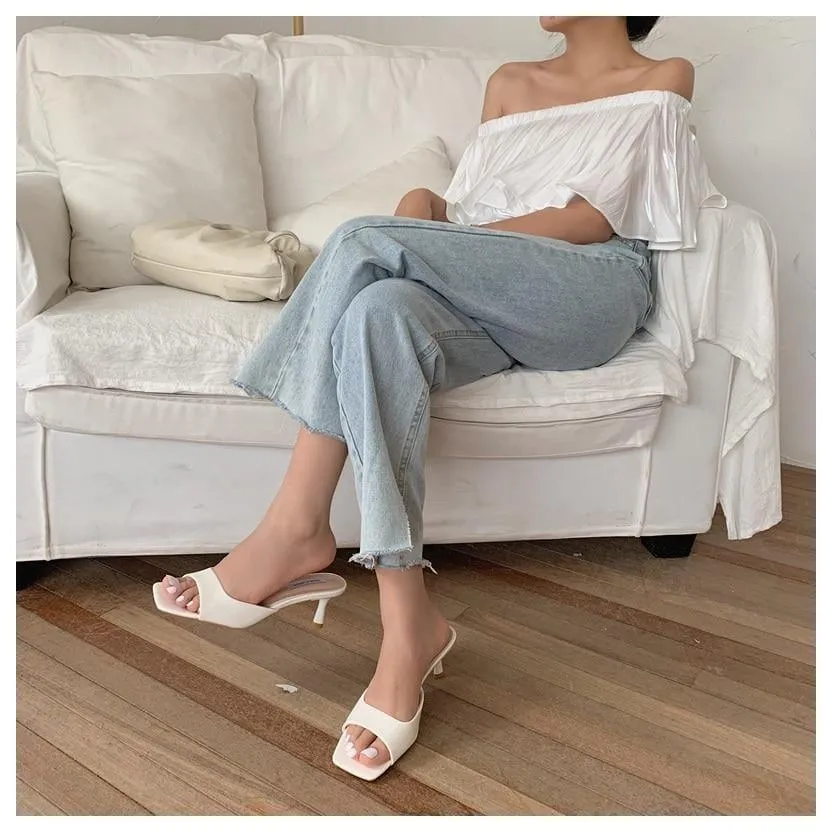 On Slide Elegant Mule Sandals