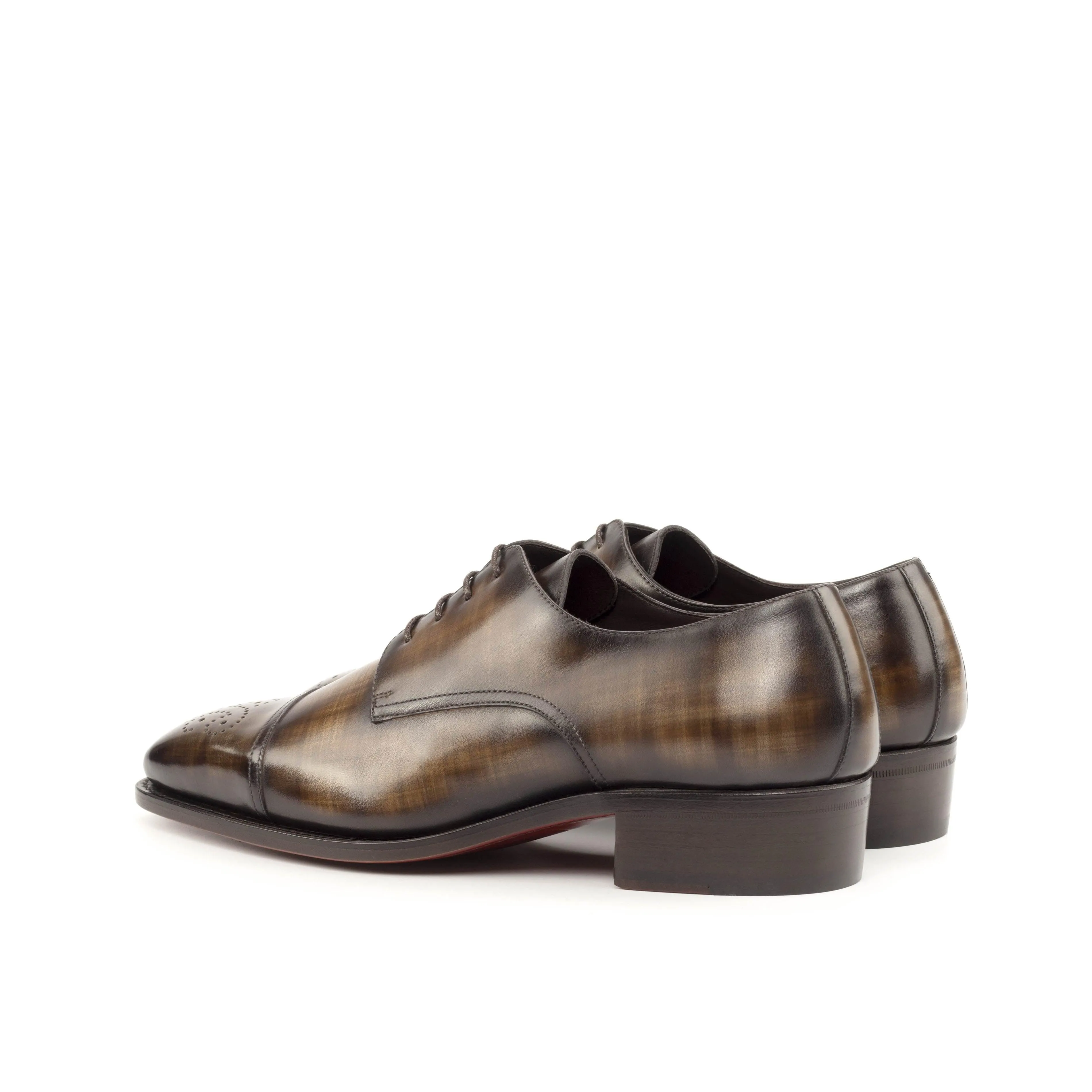 Papiro Patina Leather Derby Shoes