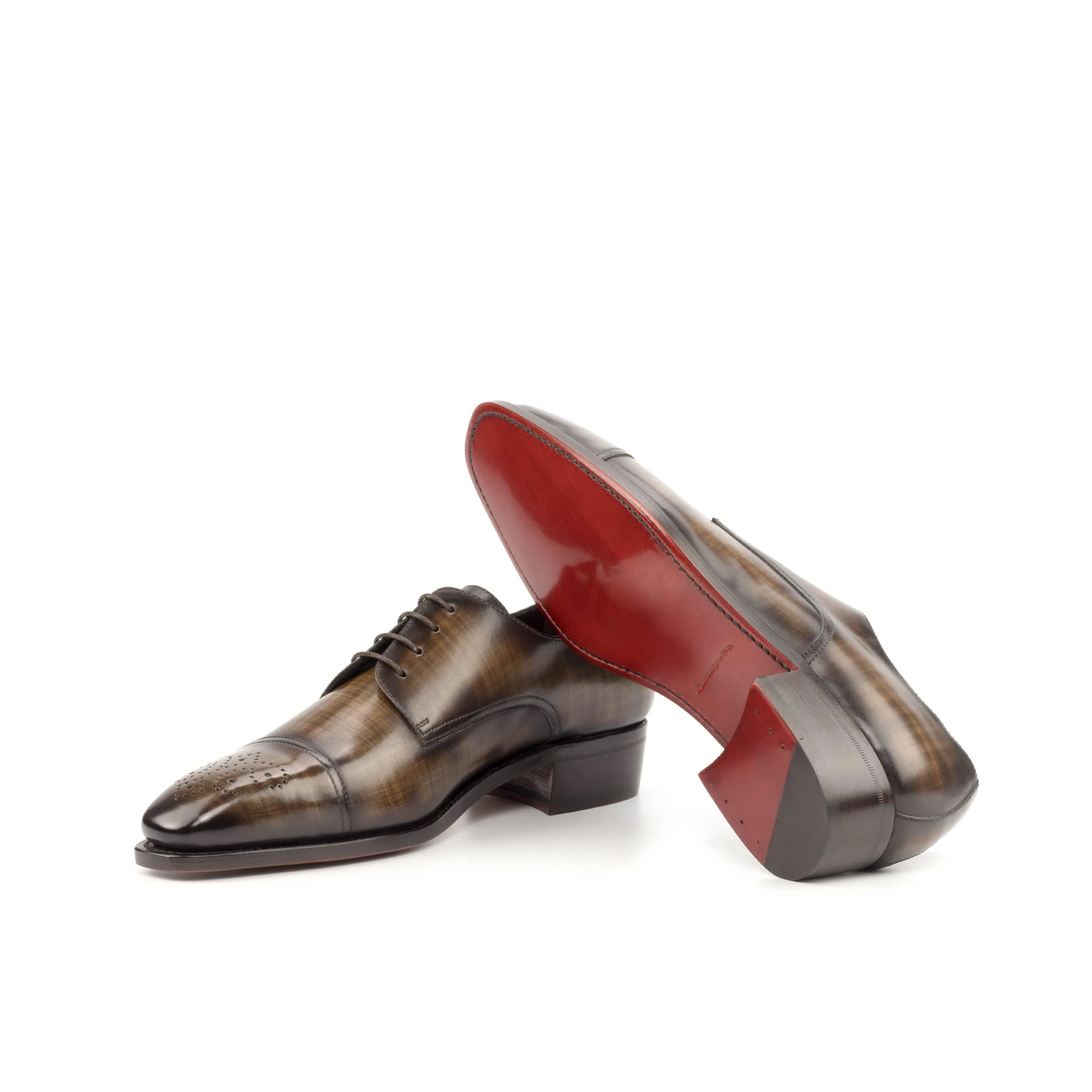 Papiro Patina Leather Derby Shoes