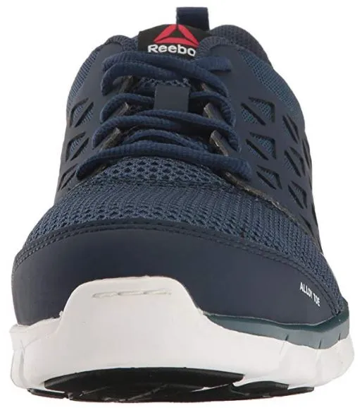 Reebok Sublite Men's Navy Alloy Toe EH Slip Resistant Cushioned Work Shoe RB4043