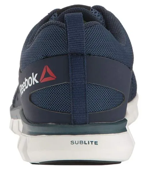 Reebok Sublite Men's Navy Alloy Toe EH Slip Resistant Cushioned Work Shoe RB4043