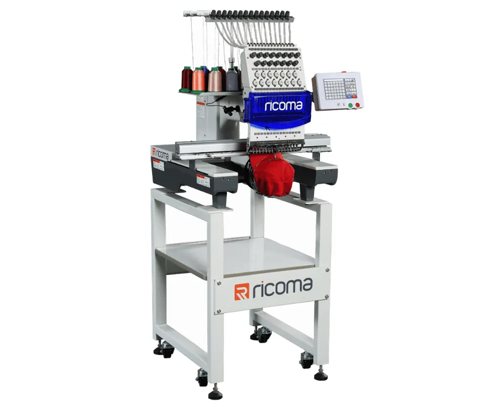 Ricoma Single Head Commercial Embroidery Machine - RCM-1501TC