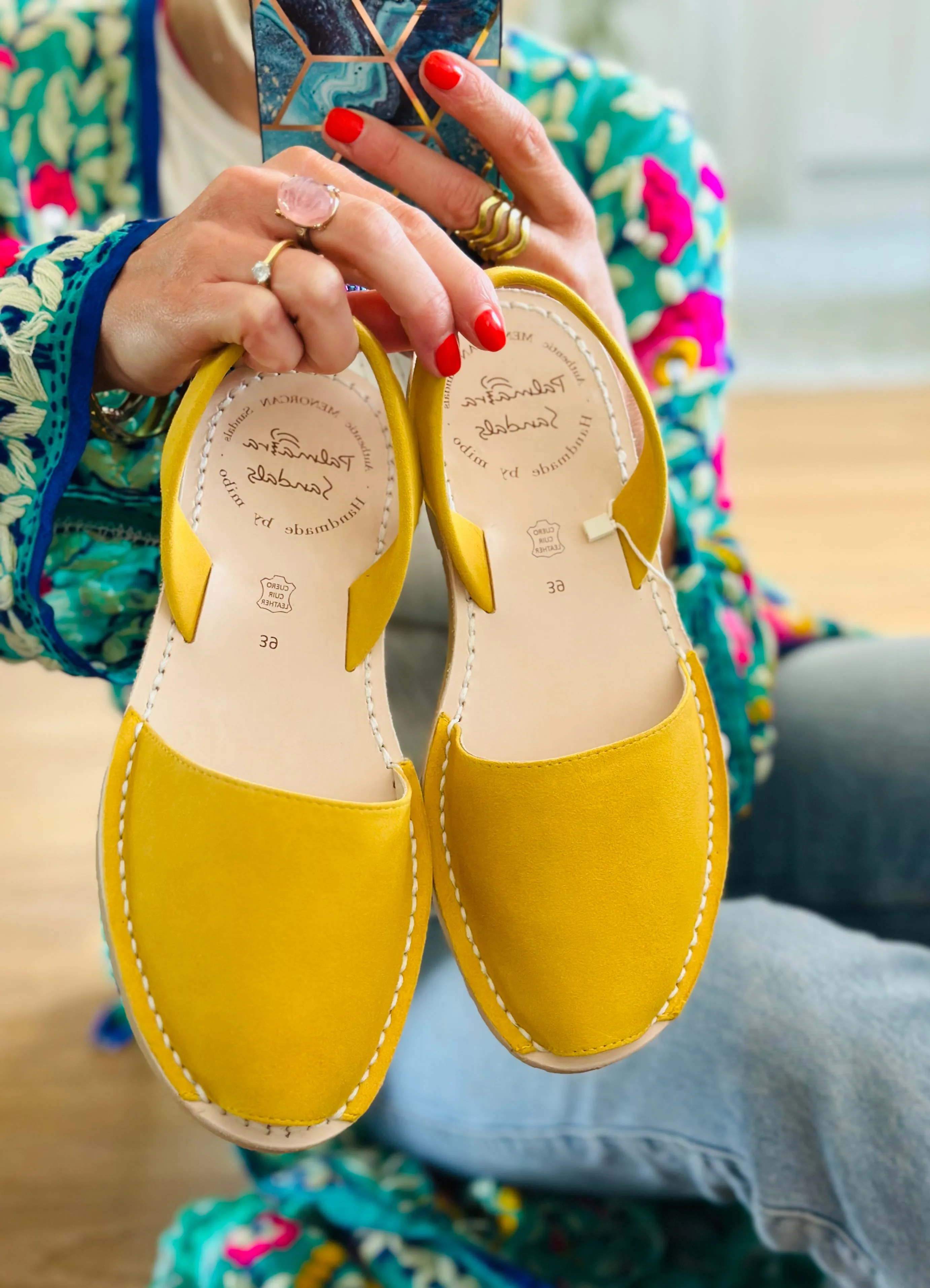 Saffron Yellow Avarcas