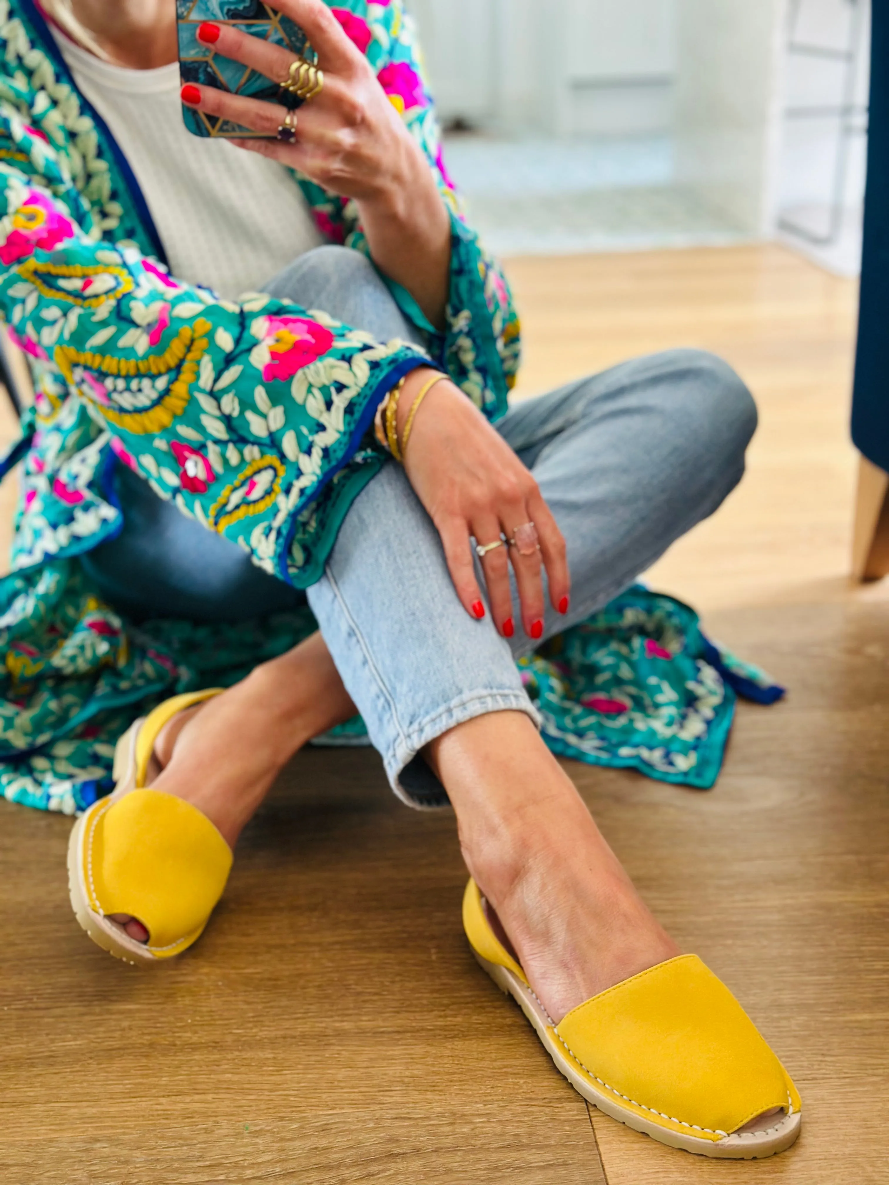 Saffron Yellow Avarcas