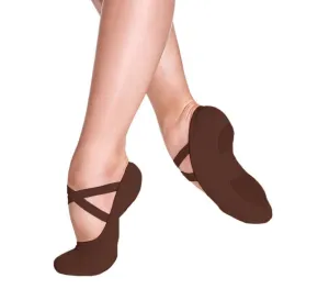 So Danca - Stretch Canvas Split Sole Ballet Shoe - Child (SD16) - Mocha