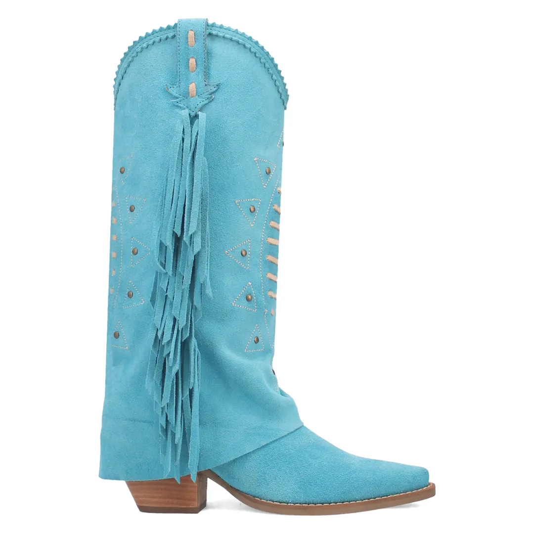 Spirit Trail Leather Boot - Blue/Blue - DI199-BL