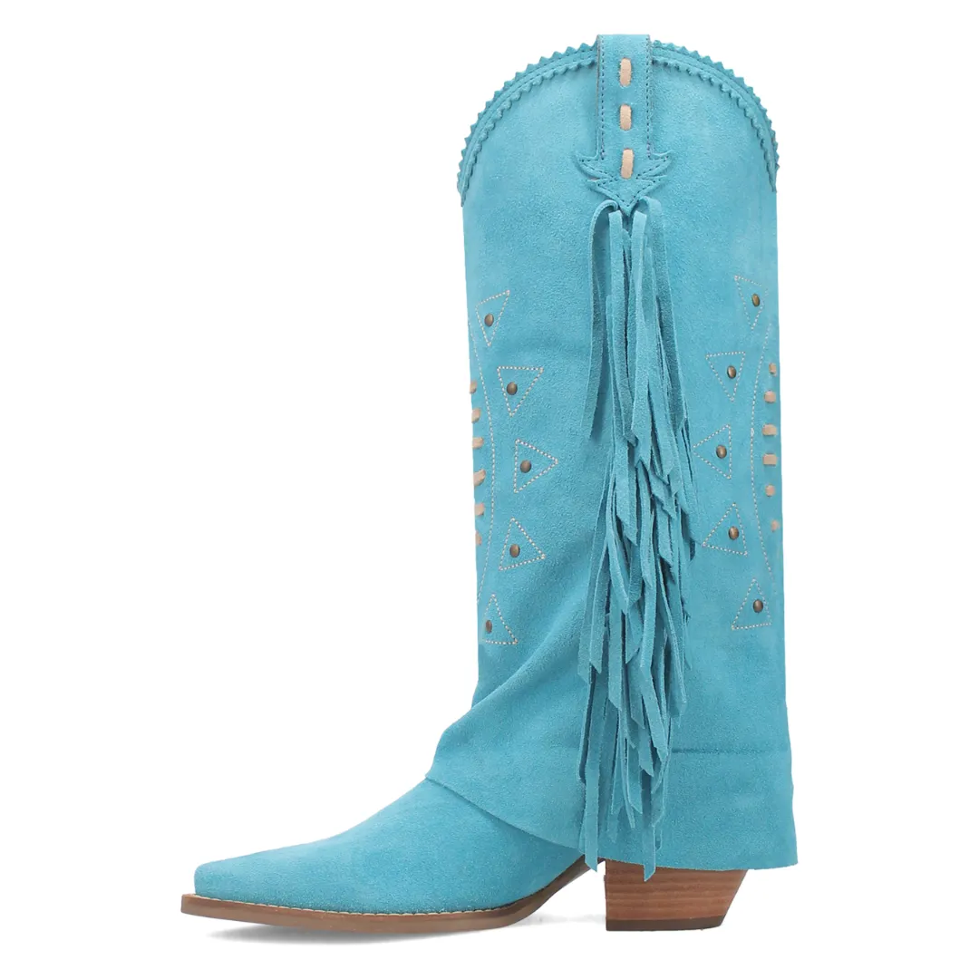 Spirit Trail Leather Boot - Blue/Blue - DI199-BL