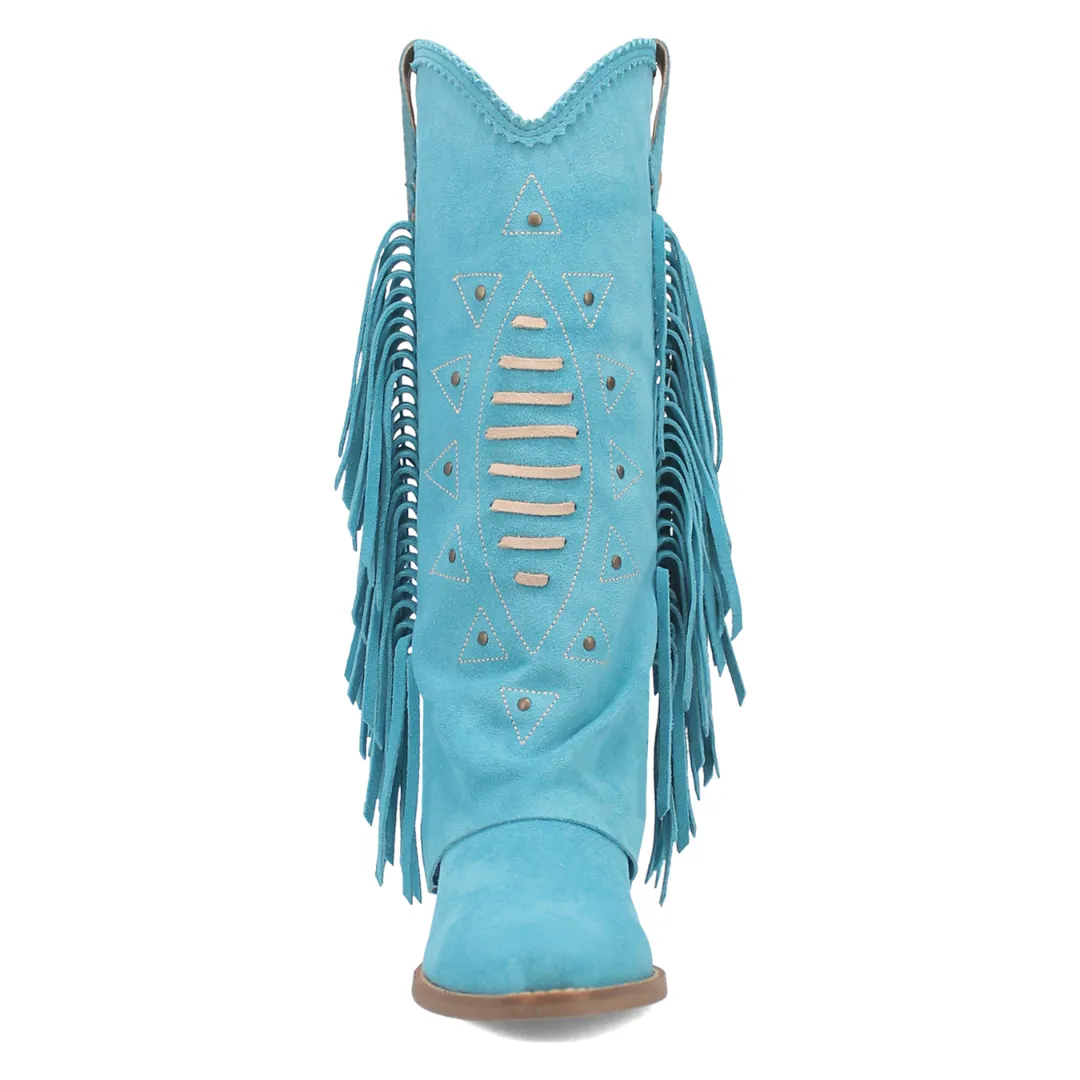 Spirit Trail Leather Boot - Blue/Blue - DI199-BL