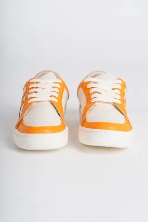 Star sneakers orange