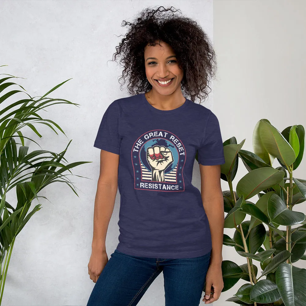 The Great Reset Resistance Dark Unisex t-shirt