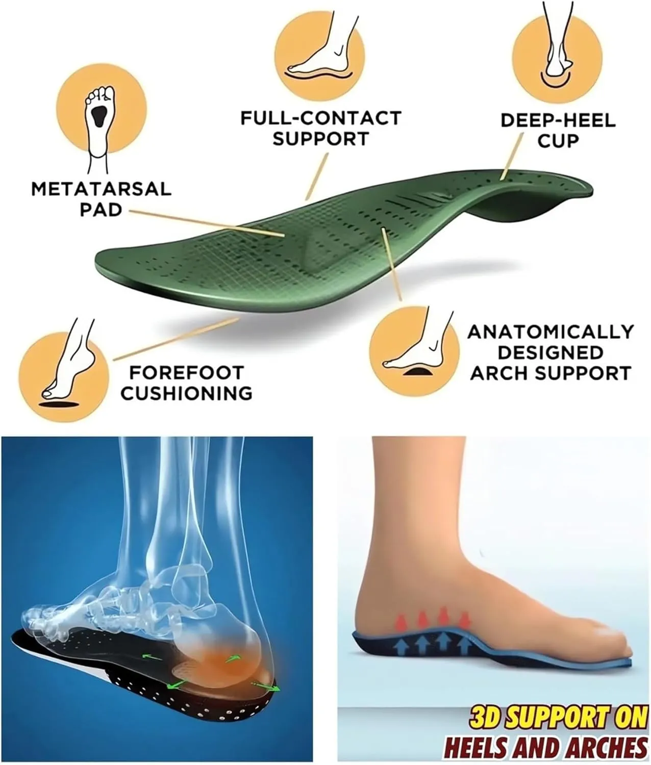 Women's Athletic Walking Shoes Arch Support Non Slip Work Shoes Slip On Casual Mesh-Comfortable Tennis Workout Sneakers Orthopedic Breathable Soft Shoes Athletic Fashion Sneakers