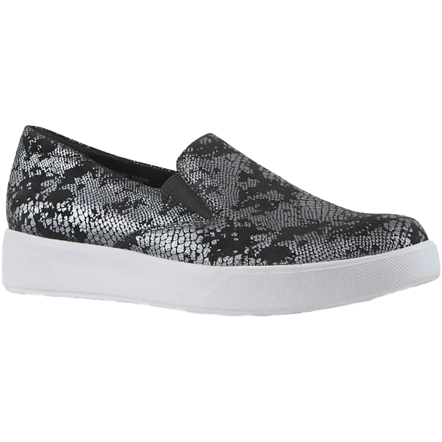 Women's Munro Lennox Black Snake Print Leather