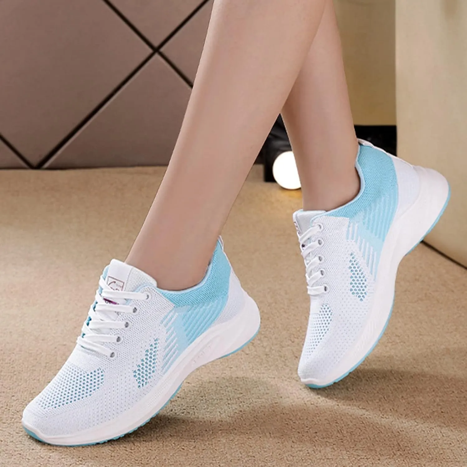 Womens Walking Sneakers Tennis Shoes Lightweight Casual Sneakers Slip On Running Shoes Sport Workout Shoes Sneakers